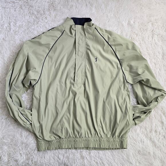 Vintage PGA Tour Collection Green 1/4 Zip Pullover Jacket Men's XL - Picture 13 of 14